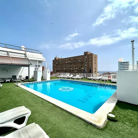 公寓 Cozy Reformed Studio, Wifi, Pool, Near The Beach In 拉克鲁斯